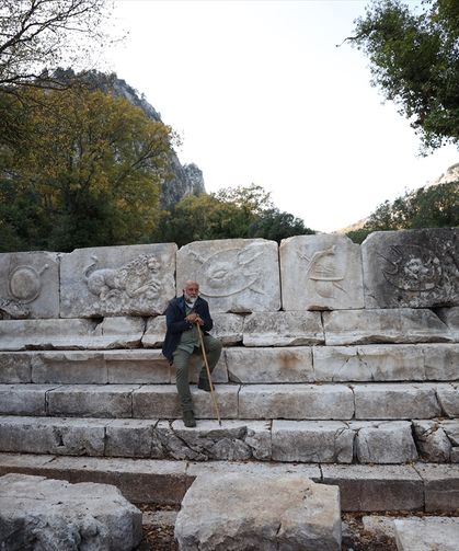 Termessos Antik Kenti’nde 14 metrelik anıt mezarlar ayağa kalkıyor