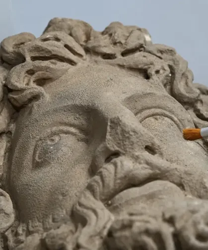 Aspendos’ta 1800 yıllık Asklepios heykel grubu bulundu