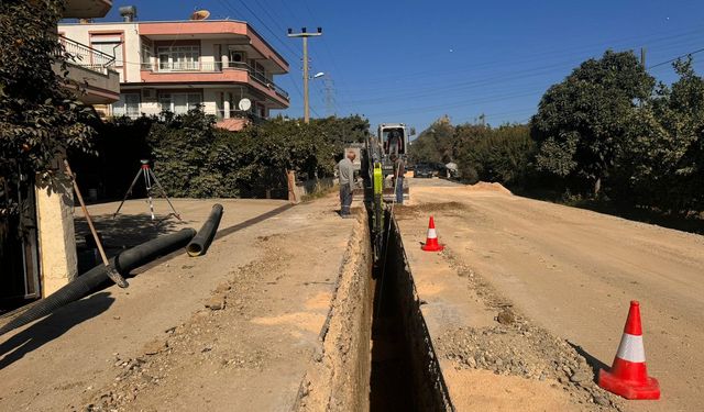 Manavgat'ta Kanalizasyon Çalışmaları Devam Ediyor