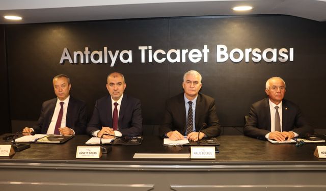 Antalya'da Organize Tarım Bölgesi İçin Çalışma Başlatıldı
