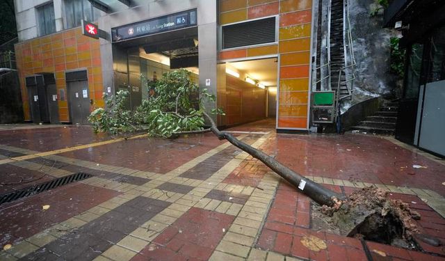 ‘Wipha’ Tayfunu Hong Kong ve Çin’i Vurdu