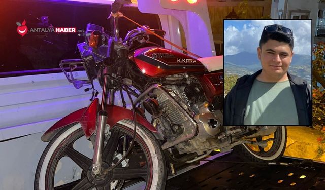 Alanya’da motosiklet kazasında sürücü yaşamını yitirdi