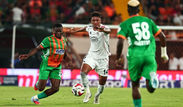 Alanyaspor evinde Beşiktaş’ı 2-0 mağlup etti