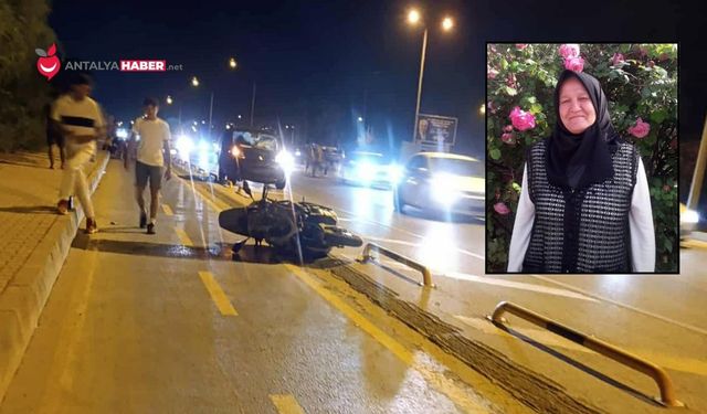 Finike’de motosiklet kazası: Anne öldü, kızı ağır yaralı
