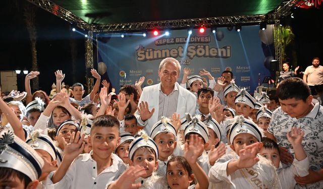 Kepez’de renkli ve coşkulu sünnet şöleni