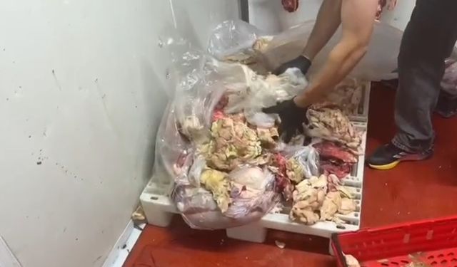 Ankara’da 11 ton kaçak et ve tavuk ele geçirildi