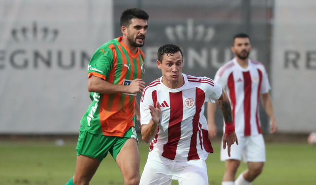 Corendon Alanyaspor, hazırlık maçında Antalyaspor’u yendi
