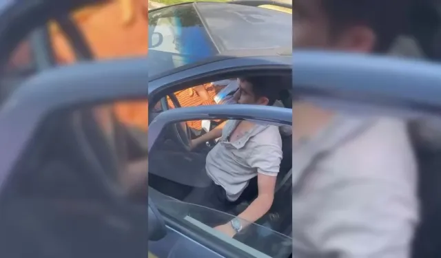 Malatya’da otobüs şoförü ile sürücü arasında tartışma