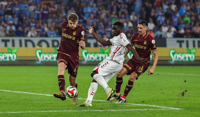 Trabzonspor sahasında Samsunspor ile 1-1 berabere kaldı