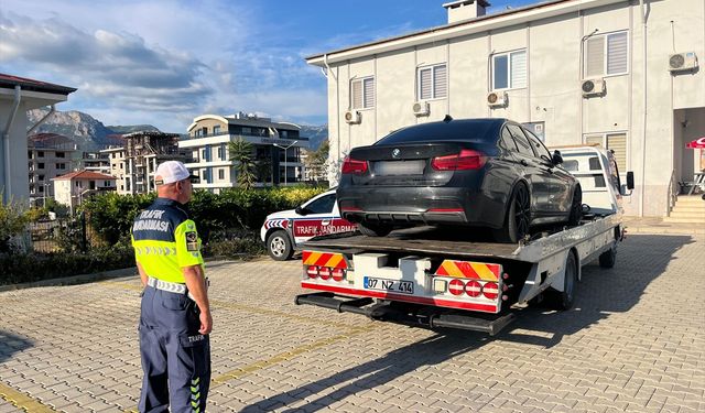 Alanya’da drift yapan sürücüye 92 bin lira ceza