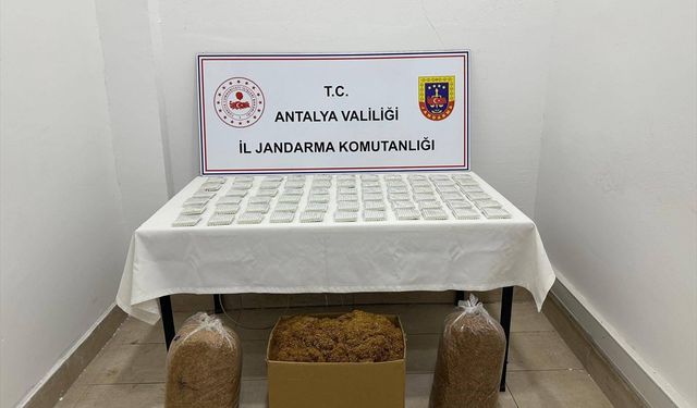 Antalya'da Kaçak Tütün Operasyonu