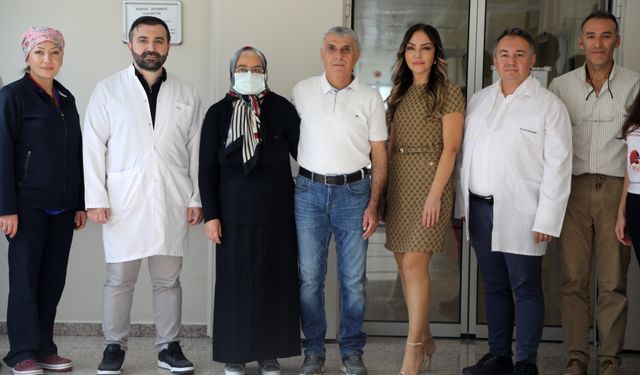 Antalya’da eşinin bağışladığı böbrekle hayata tutundu