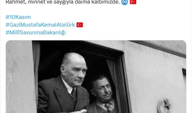 MSB’den duygulandıran 10 Kasım Atatürk videosu
