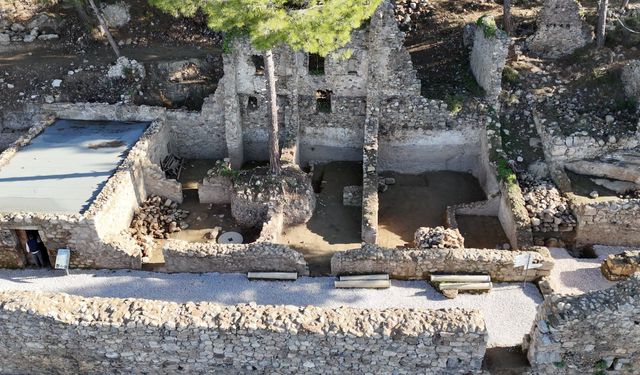 Syedra Antik Kenti zeytinyağı üretim merkezi çıktı