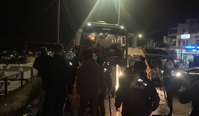 Bodrum FK–Amedspor maçı öncesi ve sonrası gerginlik