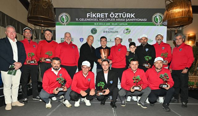 Kemer Golf Kulübü Fikret Öztürk Turnuvası’nda şampiyon