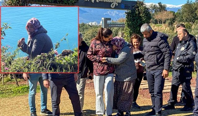 Antalya’da anne, oğlunun nakli için falezlere çıktı