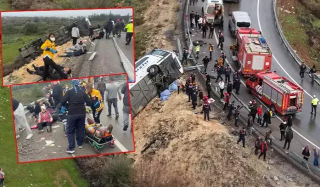 Antalya’da yolcu otobüsü devrildi: 8 ölü, 26 yaralı