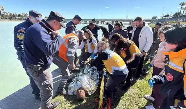 Antalya’da Boğaçayı’na atlayan işçi kurtarıldı