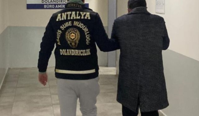 Antalya’da dolandırıcılık operasyonu: 1 tutuklama