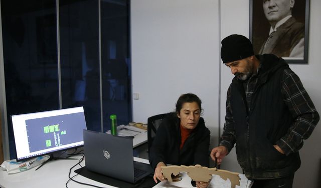 KOSGEB desteğiyle kurduğu atölyede fark yarattı