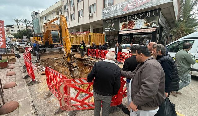 Antalya’da altyapı kazısında insana ait kemikler bulundu