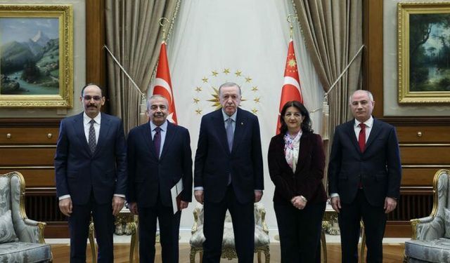 Erdoğan ile DEM heyeti barış sürecini görüştü