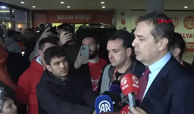 Hesap.com Antalyaspor Başkanı Rıza Perçin: Maçın 2-0'dan 2-2'ye gelmesi bizi üzdü