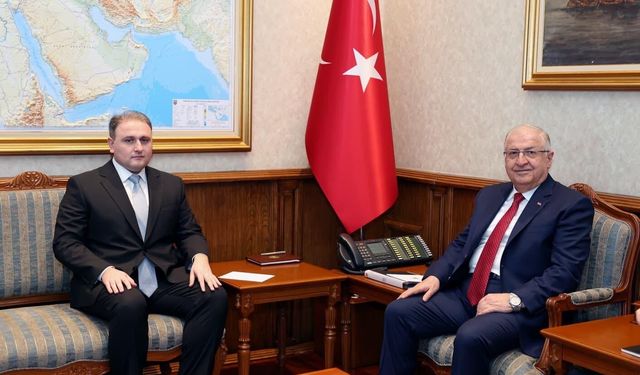 Bakan Güler, Azerbaycan Savunma Bakanı ile görüştü