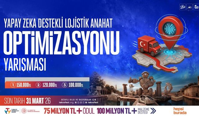 TEKNOFEST’te yapay zeka lojistik yarışması başlıyor