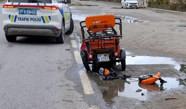 Alanya’da üç tekerlekli motosiklet kazası: 1 ölü