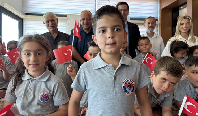 Alanyalı öğrencilerden TSKGV’ye anlamlı bağış