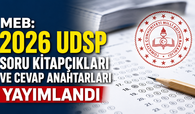 UDSP yabancı dil sınavı soru ve cevapları yayımlandı