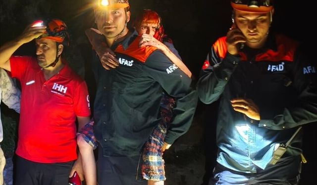 Alanya’da kaybolan yaşlı kadın dronla bulundu