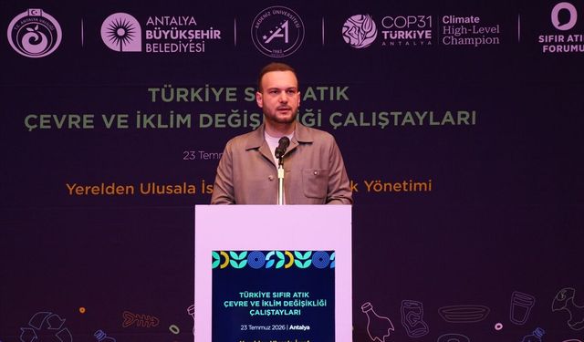 Antalya’da sıfır atık ve iklim çalıştayı düzenlendi