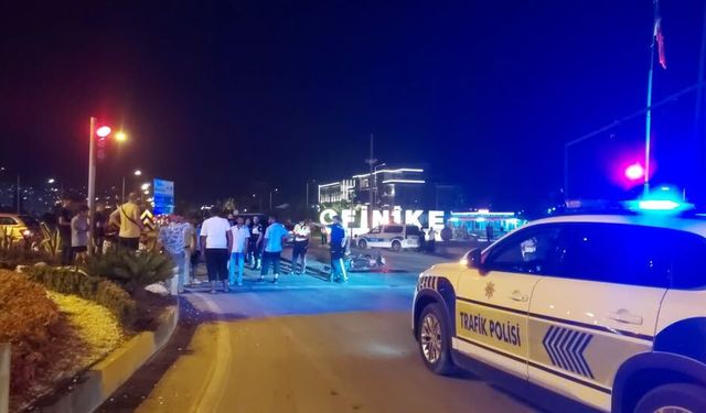 Finike’de trafik kazası: motosiklet sürücüsü yaralandı