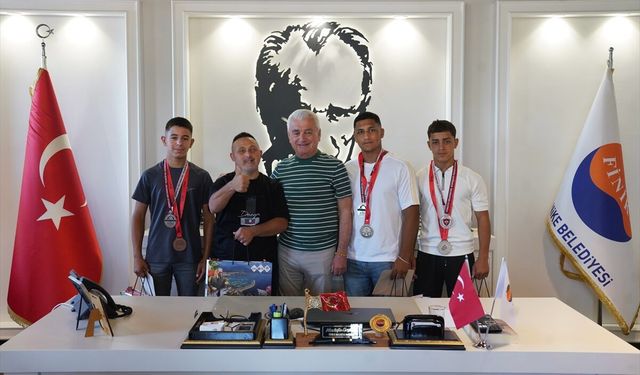Finikeli güreşçilerden Kırkpınar başarısı