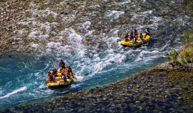 Köprüçay’da rafting sezonu hız kazandı