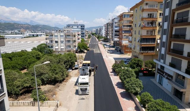 Kumluca’da sıcak asfalt çalışması tamamlandı