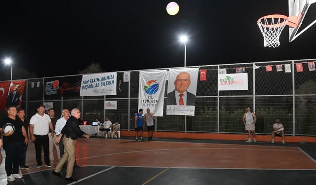 Kumluca’da sokak basketbolu heyecanı başladı