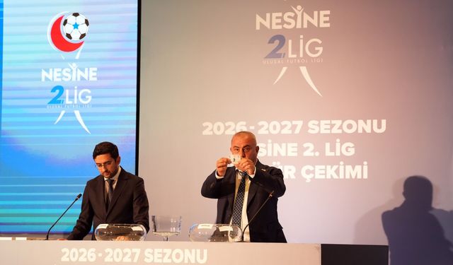 2. Lig’de 2026-2027 fikstürü çekildi