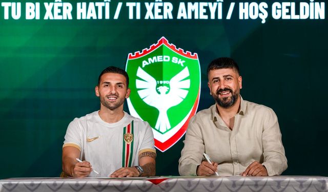 Amedspor, Umut Meraş ile 2 yıllık sözleşme imzaladı