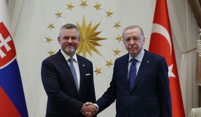 Erdoğan, Slovakya Cumhurbaşkanı ile görüştü
