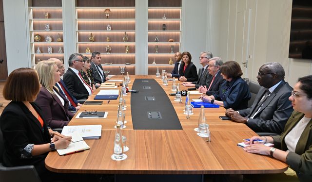 Erhürman, BM Genel Sekreteri Guterres ile görüştü