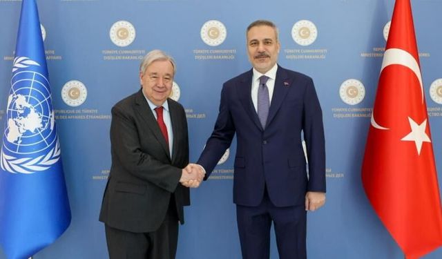 Hakan Fidan, Guterres ile görüştü
