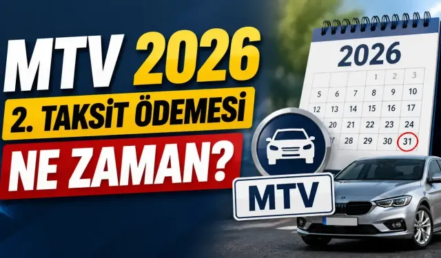 MTV sorgulama ve ödeme rehberi 2026