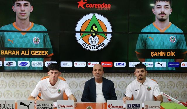 Alanyaspor, Baran Ali Gezek ve Şahin Dik'i transfer etti