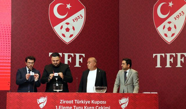Ziraat Türkiye Kupası’nda 1’inci eleme turu eşleşmeleri belli oldu