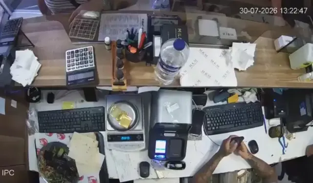 Döviz bürosundan 1,5 kilogram altın çalan şüpheli tutuklandı