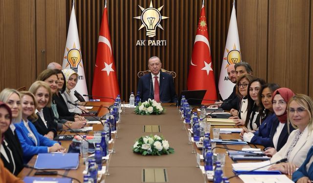 Cumhurbaşkanı Erdoğan, kadın belediye başkanlarını kabul etti